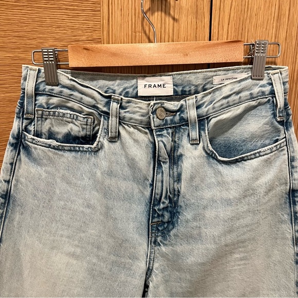Frame | Le Jane | High-Rise Crop | Wide-Leg Jeans | Size 26 - Picture 2 of 10